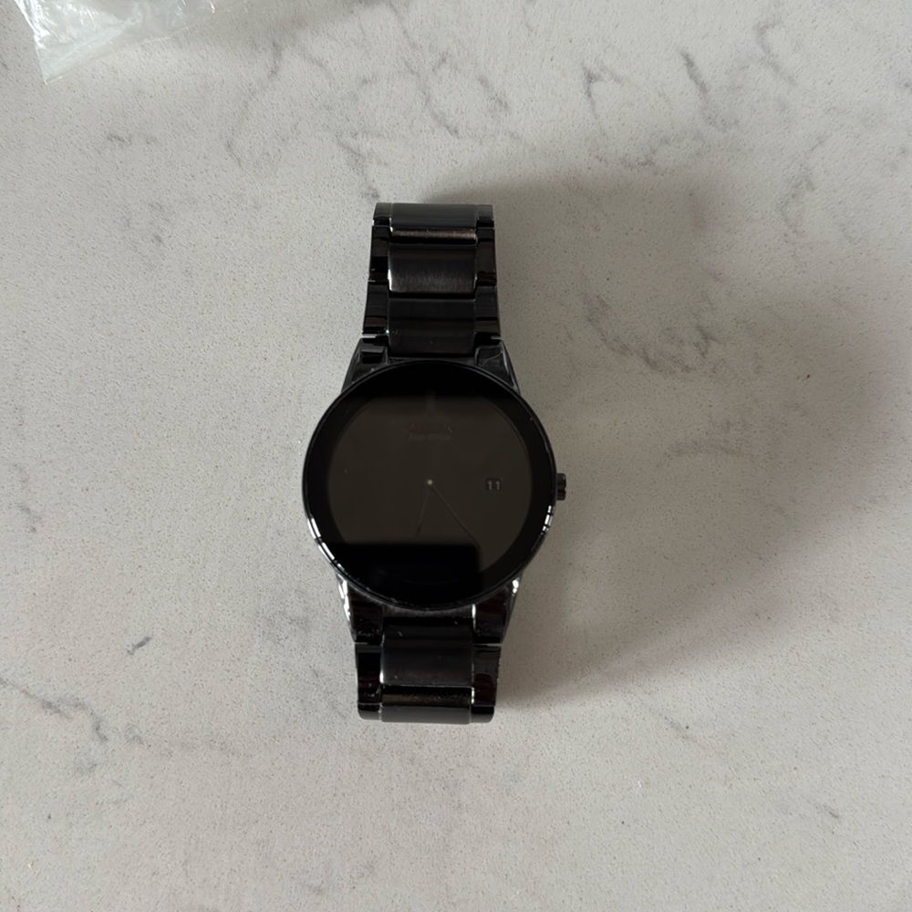 Citizen Eco drive dark grey watch